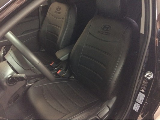 Авточехлы на Hyundai Solaris 2