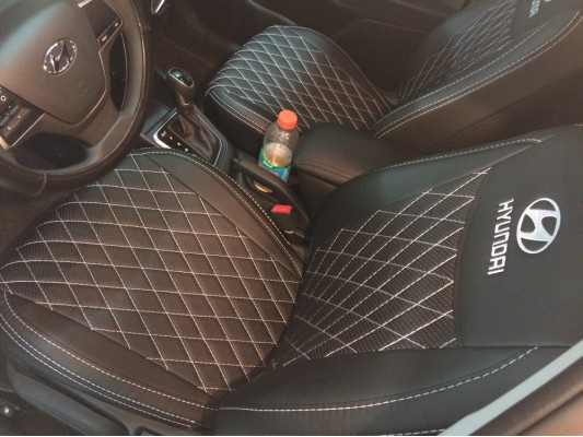 Авточехлы на Hyundai Solaris 2