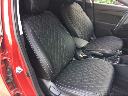 Авточехлы на Hyundai Solaris 2