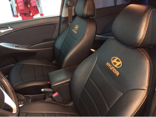 Авточехлы на Hyundai Solaris