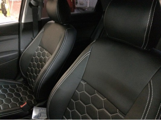 Каркасные авточехлы на Hyundai Solaris 2