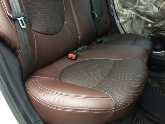 Каркасные авточехлы на Hyundai Solaris