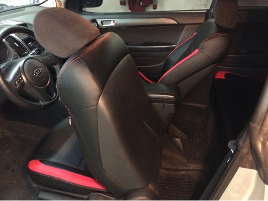 Каркасные авточехлы на KIA Cerato Koup