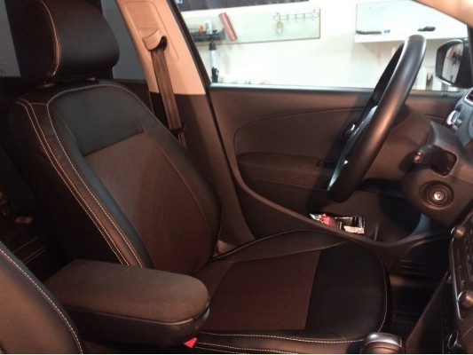 Каркасные авточехлы на Volkswagen Polo